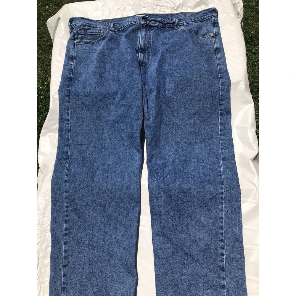 Levi's Mens Jeans 48x30 Blue Denim Straight Leg Classic Fit Big & Tall